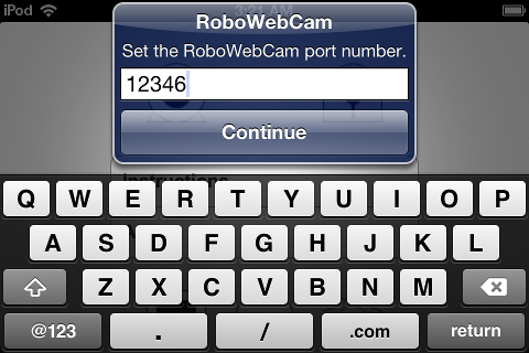 RoboWebCam Port